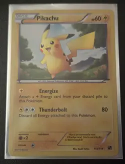 2011 Pokemon Black & White Pikachu Secret Rare #115/114 - HOLO - NM - Image 4