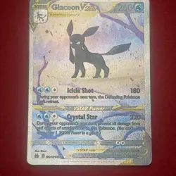Pokemon TCG Glaceon VSTAR Crown Zenith Galarian Gallery GG40/GG70 NM - Image 1