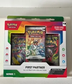 Pokemon TCG First Partner Illustration Collection Series 1 Box Sealed Free Shipp - Image 1
