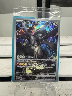 Sealed N's Zekrom Ascended Heroes ETB Promo Pokemon Center Stamped MEP 031 - Image 1