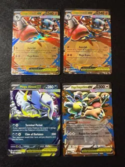 Pokemon TCG Lot of 4 Ex’s Mega Evolutions Nm Near Mint - Image 1