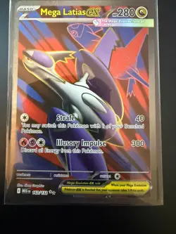 MEGA LATIAS EX 163/132 ULTRA RARE MEGA EVOLUTION POKEMON NM/M - Image 1