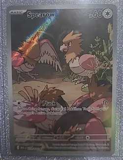 Pokemon TCG Spearow 151/132 Mega Evolution~Illustration Rare~Gold Star - Image 1