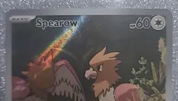 Pokemon TCG Spearow 151/132 Mega Evolution~Illustration Rare~Gold Star - Image 3