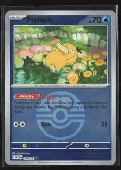 Psyduck - (Love Ball) Common ME: Ascended Heroes 039/217 NM Pokemon Reverse Holo - Image 1