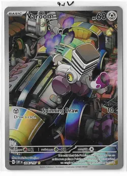 Varoom 206/197 Illustration Rare Holo Obsidian Flames Pokemon TCG NM - Image 1