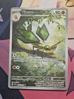 Pokemon TCG: Vibrava Illustration Rare 206/191 | Surging Sparks Holo NM - Image 1