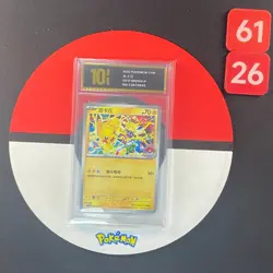 Pokemon TCG S-Chinese WCS Pikachu Promo SV-P-002/SV-P Grade10 - Image 1