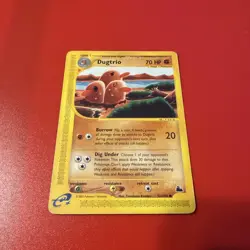 Pokemon Dugtrio 70HP Common Skyridge 52/144 Regular 2003 The Pokemon Company - Image 1