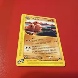 Pokemon Dugtrio 70HP Common Skyridge 52/144 Regular 2003 The Pokemon Company - Image 2