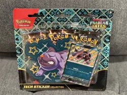 Pokemon TCG Paldean Fates Tech Sticker Collection - Maschiff |BRAND NEW SEALED - Image 1