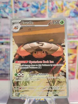 Crustle 186/182 SV10 Destined Rivals Illustration Rare Pokemon TCG NM - Image 1