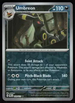Umbreon 059/131 Reverse Holo: Prismatic Evolutions Pokemon TCG Near Mint - Image 1