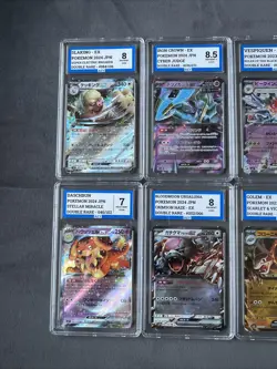 Pokemon Graded Bundle Lot Of Ten Slabs EX Bundle AEY Double Rare - Image 2