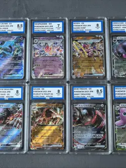 Pokemon Graded Bundle Lot Of Ten Slabs EX Bundle AEY Double Rare - Image 3