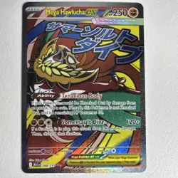 The Pokemon Company Mega Hawlucha EX 268/217 ASC Mega Evolution Foil English - Image 1