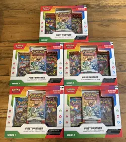 Pokemon TCG First Partner Illustration Collection Series 1 - Sealed ✅ x 5 Boxes - Image 1