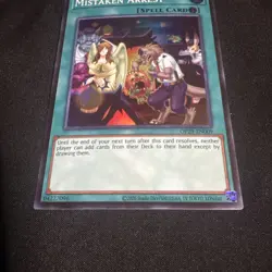 Yu-Gi-Oh! Mistaken Arrest OP29-EN009 Super Rare NM - Image 2