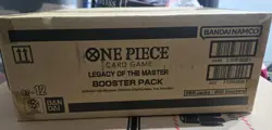 One Piece ENGLISH OP-12 Legacy of the Master Booster Box Case x12 Factory Sealed - Image 1