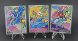 Pokemon 2026 First Partners Illustration Collection Promo Alola Starters - Image 1