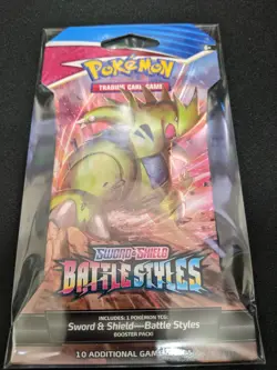 Pokemon Battle Styles Sleeved Booster Pack Full Art Set New Sealed - Image 2