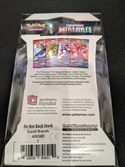 Pokemon Battle Styles Sleeved Booster Pack Full Art Set New Sealed - Image 5