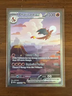 Pokemon Charizard EX 151 Special Illustration Rare - Image 1