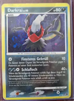 Darkrai Lv.40 4/106 Holo Deutsch Pokemon Karte Rare Diamond & Pearl 2008 - Image 1