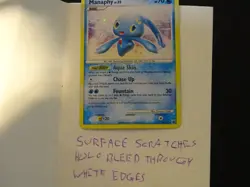 Pokemon TCG Manaphy 8/100 Reverse Holo - 2008 Majestic Dawn - Image 2