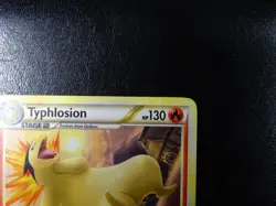 Pokemon TCG Typhlosion 32/123 Cracked ICE HeartGold SoulSilver HP - Image 3