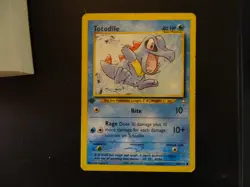 Pokemon TCG Totodile 81/111 Neo Genesis 1st Edition mp WOTC. - Image 1