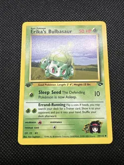 Pokemon TCG Erika's Bulbasaur Gym Challenge 39/132 1st Edition NM - Image 3