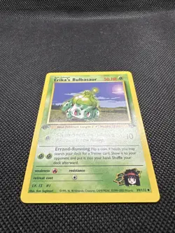 Pokemon TCG Erika's Bulbasaur Gym Challenge 39/132 1st Edition NM - Image 4