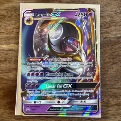 Lunala GX SM17, Pokemon Sun and Moon Black Star Promo, Holo/ Promo - Image 1