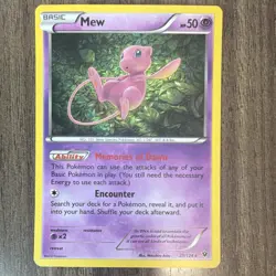 Pokemon Mew Holo Rare Fates Collide 29/124 Basic 50 HP English Pokemon TCG - Image 1