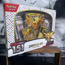 Pokemon TCG Scarlet & Violet 151 Zapdos EX Collection Box Sealed NEW :: MINTY - Image 1