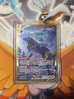 Pokemon Shadow Rider Calyrex VMAX Secret Rare Holo 205/198 Chilling Reign - Image 1