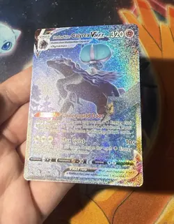 Pokemon Shadow Rider Calyrex VMAX Secret Rare Holo 205/198 Chilling Reign - Image 3