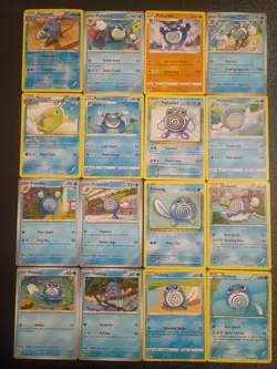 X16 Poliwag Poliwhirl Poliwrath Politoed Pokemon Mix Lot Collection Cute🐸 🎯💧 - Image 1