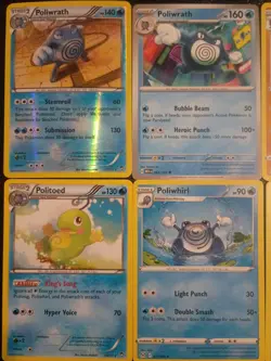 X16 Poliwag Poliwhirl Poliwrath Politoed Pokemon Mix Lot Collection Cute🐸 🎯💧 - Image 2