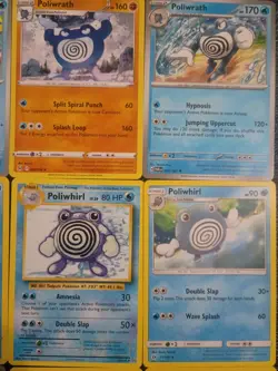 X16 Poliwag Poliwhirl Poliwrath Politoed Pokemon Mix Lot Collection Cute🐸 🎯💧 - Image 3