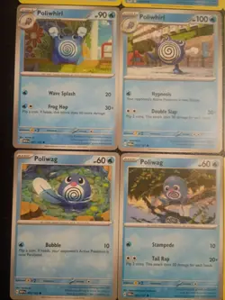X16 Poliwag Poliwhirl Poliwrath Politoed Pokemon Mix Lot Collection Cute🐸 🎯💧 - Image 4
