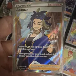 Pokemon Adaman 181/189 Astral Radiance Ultra Rare Full Art Trainer Holo - Image 1