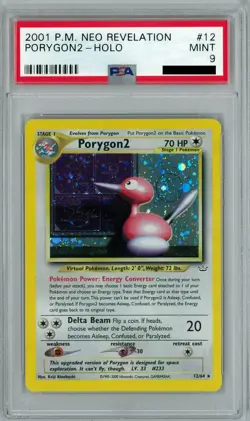 Pokemon Neo Revelation Porygon2 12/64 PSA 9 - Image 1
