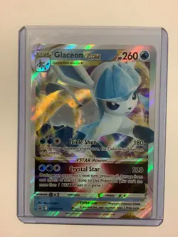 2022 Pokemon Black Star Promo SWSH197 Glaceon VSTAR M/NM - Image 1