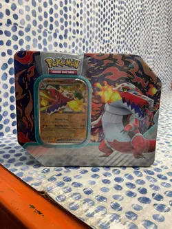 Pokemon TCG Paldea Partners Tin - Skeledirge Ex *NEW/SEALED* - Image 1