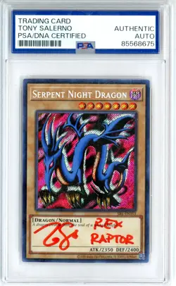 PSA Tony Salerno Serpent Night Dragon SRL-EN103 Spell Ruler 25th Anniv Ed Unltd - Image 1