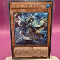 Mirror Mage of the Ice Barrier BLTR-EN007 Secret Rare 1st Edition NM YuGiOh - Image 1