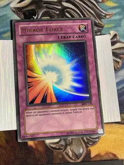 Yugioh Mirror Force MRD-138 Ultra Rare Unlimited NM LIGHT FADE OG PRINT - Image 3