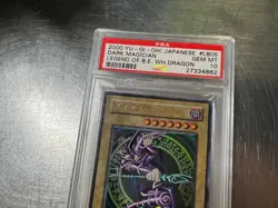 Yu-Gi-Oh LB-05 Japanese Dark Magician Blue Eyes PSA 10 - Image 4